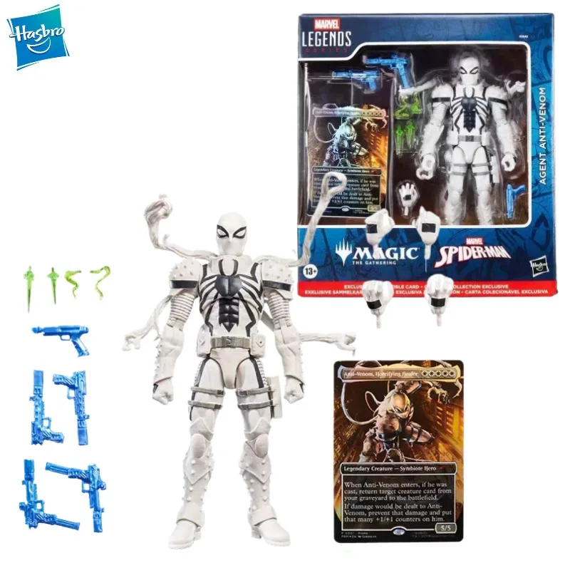 ของแท้จาก Hasbro ซีรีส์ Marvel Legends ฟิกเกอร์แอคชั่น AGENT ANTI-VENOM ของเล่นสะสม ของขวัญ