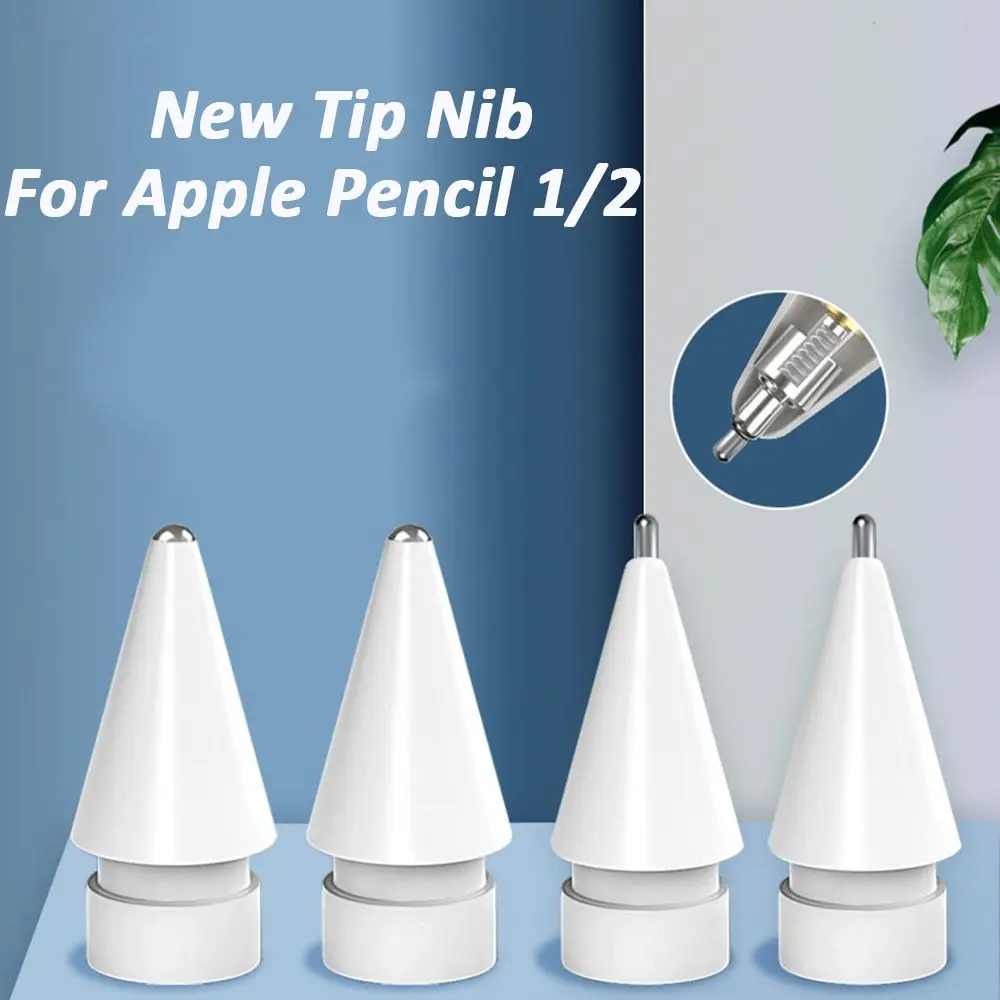 

1/3Pcs New Touchscreen Pen Stylus Nib Replacement Tips Metal Nib For Apple Pencil 1st 2nd Generation 1 2th