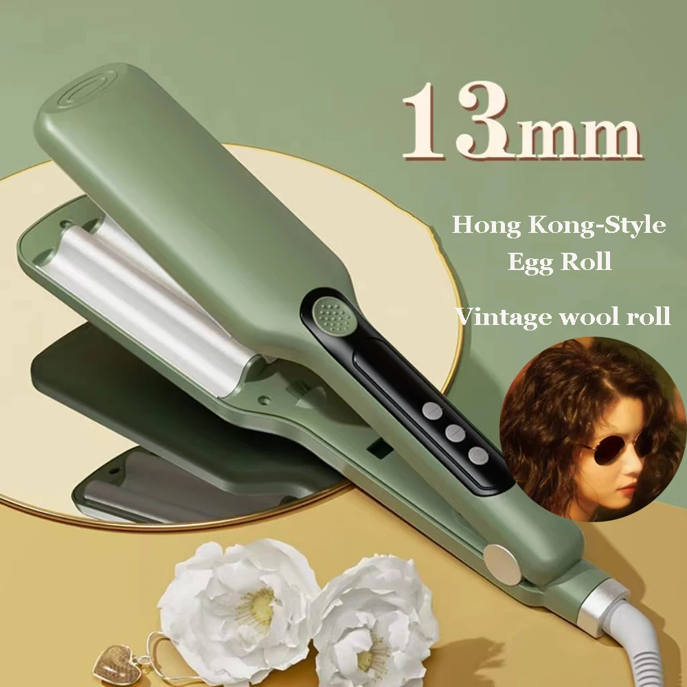 13MM Electric Egg Roll Curling Iron Small Wool Curling Tool Lasting Styling French  Waver Styling Curling Iron