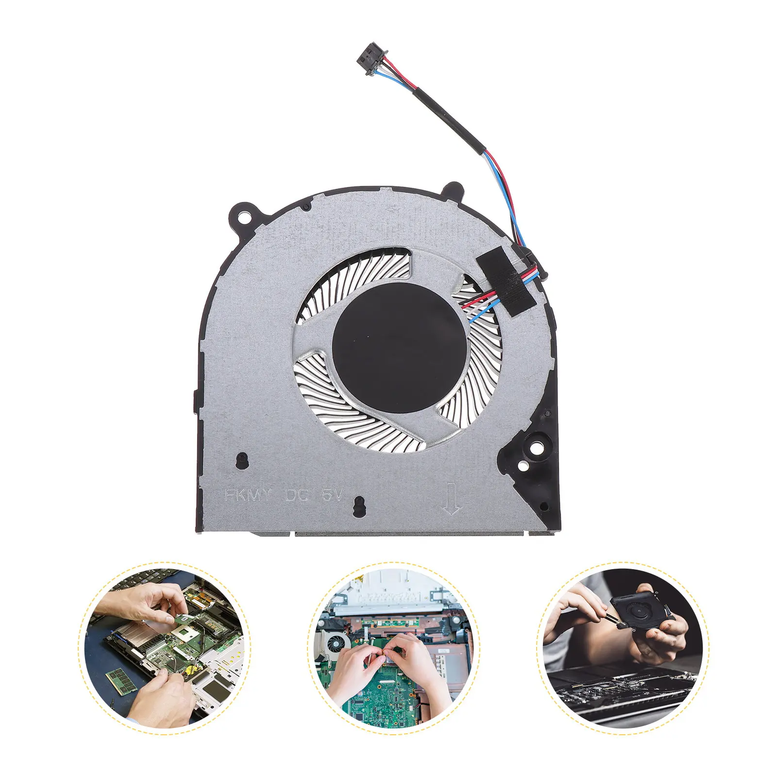 

Computer CPU Cooler for 14-Cf0052od Efficient Thermal Management Sturdy Fan Blades Extended Service Life Radiator Fan