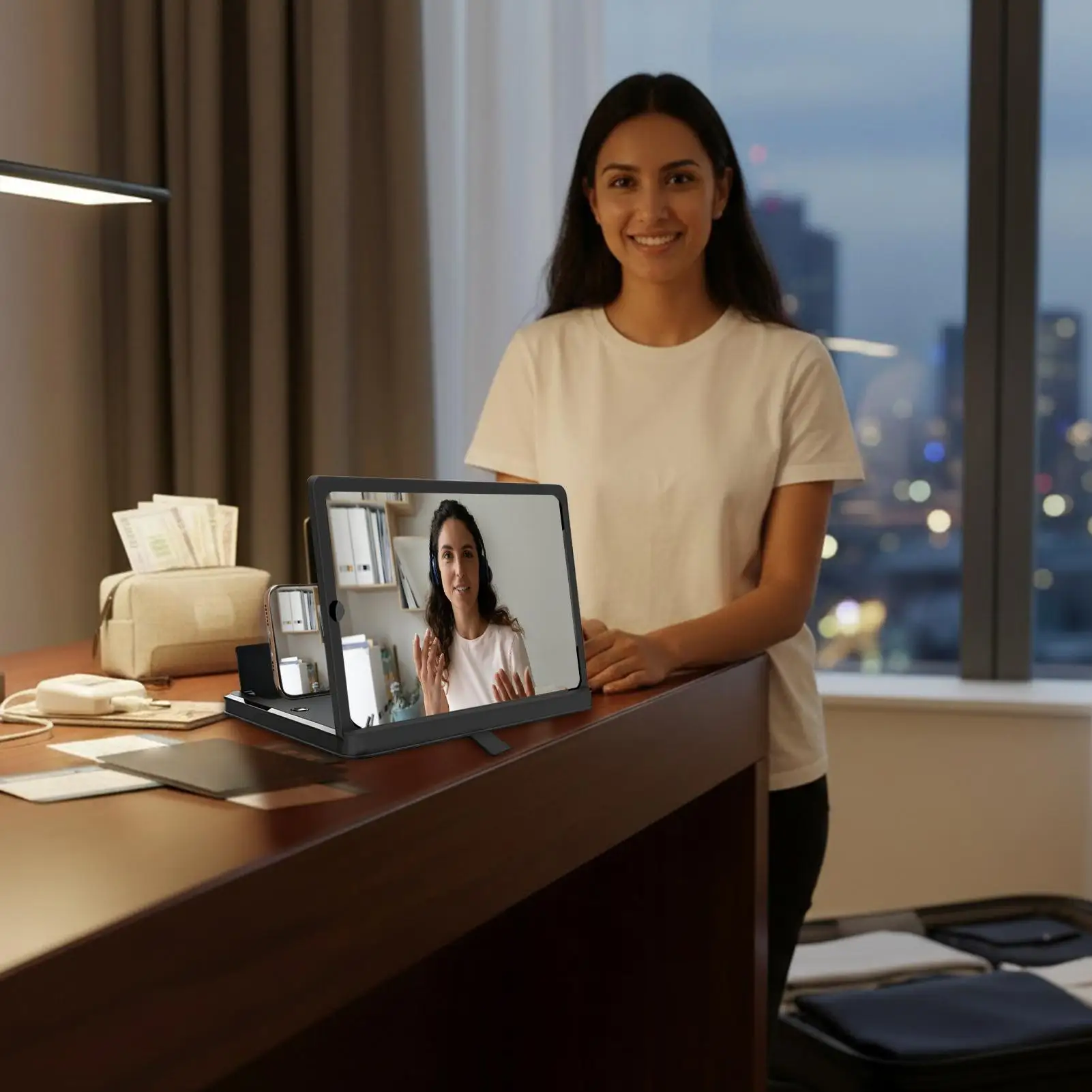 

Лупа для сотового телефона, портативный компактный увеличитель экрана сотового телефона для студентов колледжа, взрослых, женщин, мужчин, пожилых людей, домашнего жизни