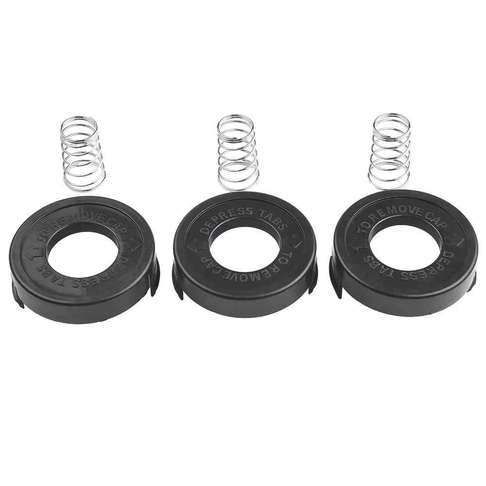 3 Stück Bump Cap Line Spool Cover Ersatzteile für Black & Decker ST4500 682378 -02 Saiten Rasentrimmer Rasenmäher Gartengeräte