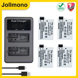 1800mAh LP-E8 LPE8 LP E8 Battery + LCD Dual Charger for Canon EOS 550D 600D 650D 700D X4 X5 X6i X7i T2i T3i T4i T5i