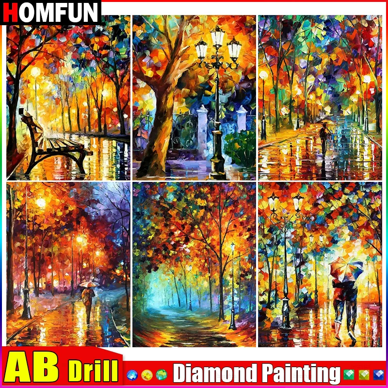 HOMFUN AB Full Drill Diamond Painting \