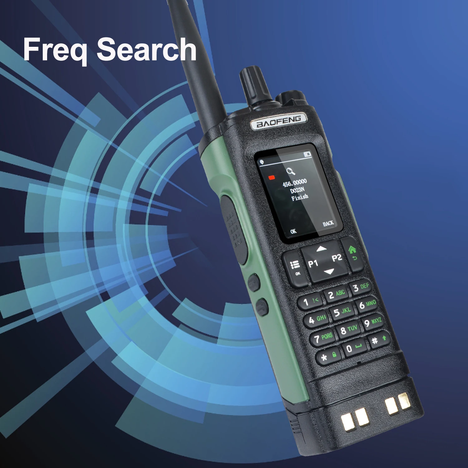 Baofeng DM-32 GPS APRS AES256 Encryption DMR Digital Analog UHF VHF Dual Band 8W Air Band FM Walkie Talkie DM-32UV image 3