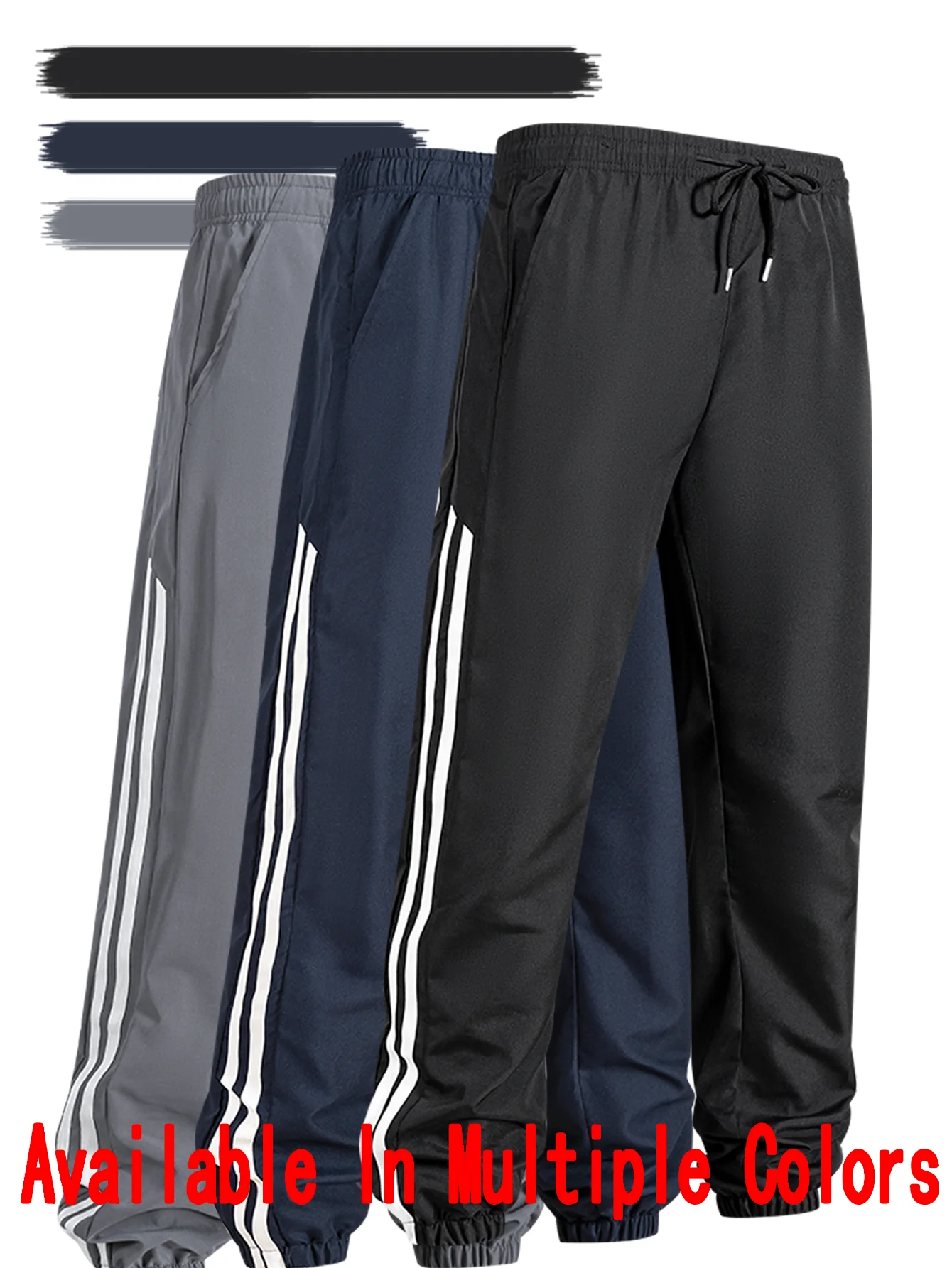 

Мужские рабочие брюки на шнурке – изготовленные из прочного полиэфирного волокна идеально подходят для повседневной уличной одежды весной, летом и осени Feat.