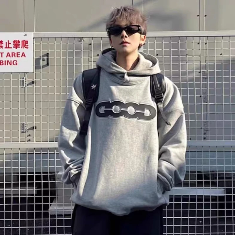 グッドブランド 新品 2026 プレミアム品質 パーカー 秋冬 3Dプリント ベーシックスタイル ユニセックス リラックスフィット プルオーバーパーカー