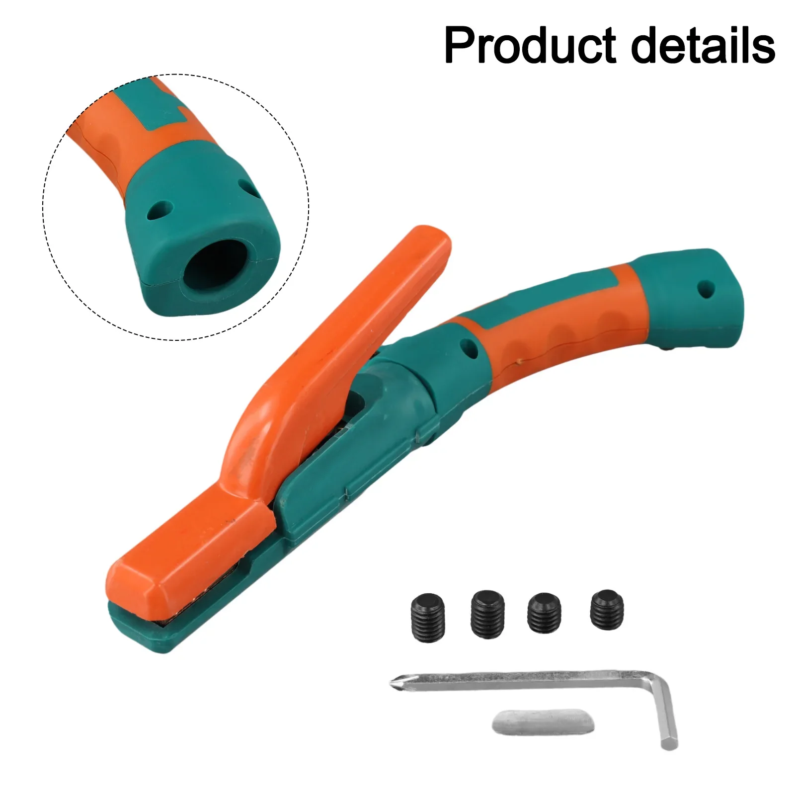 

Heat Resistant Welder Welding Electrode Holder Professional Welding Use Double-head Multifunctional As Shown In The Picture