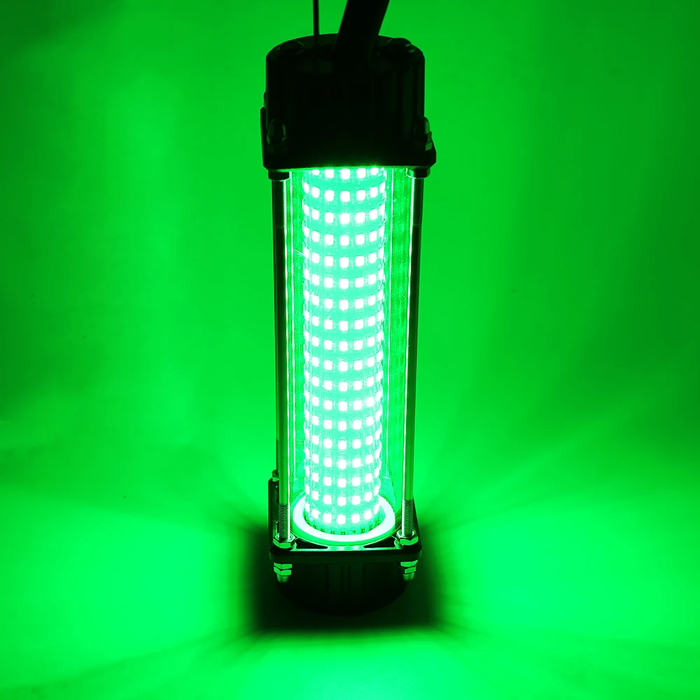 Luz de pesca submarina LED con cable largo que atrae peces mejor