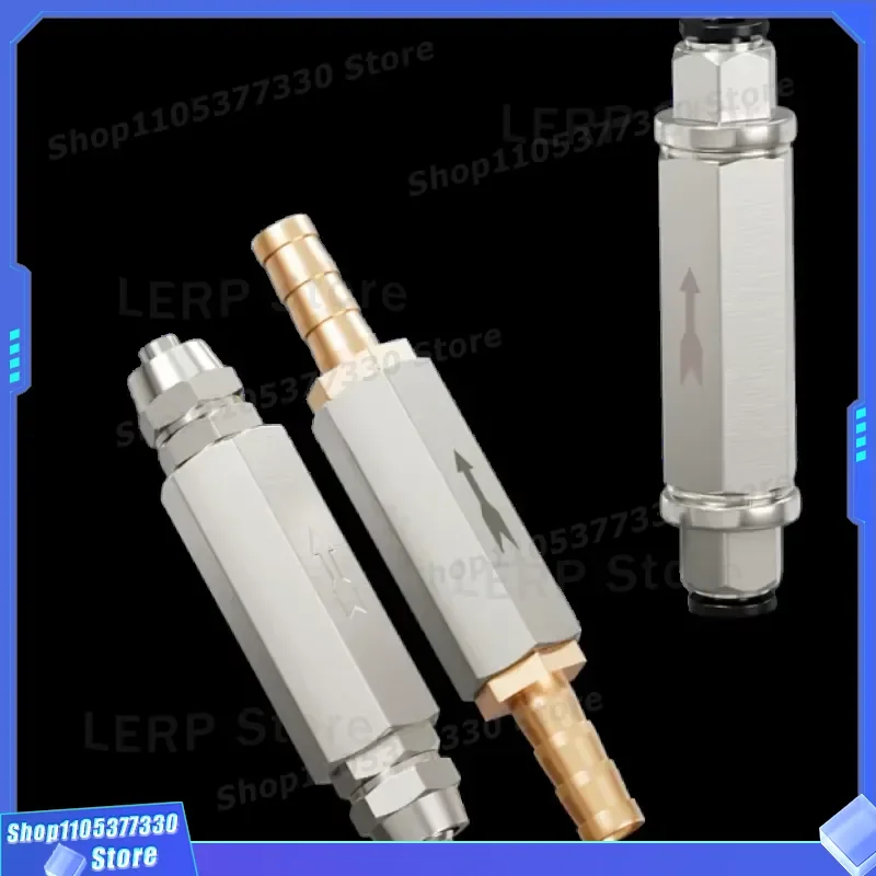 High Quality Pneumatic Check Valve for Air Compressor System Industrial Fittings Quick Connect Brass Threaded One Way Flow