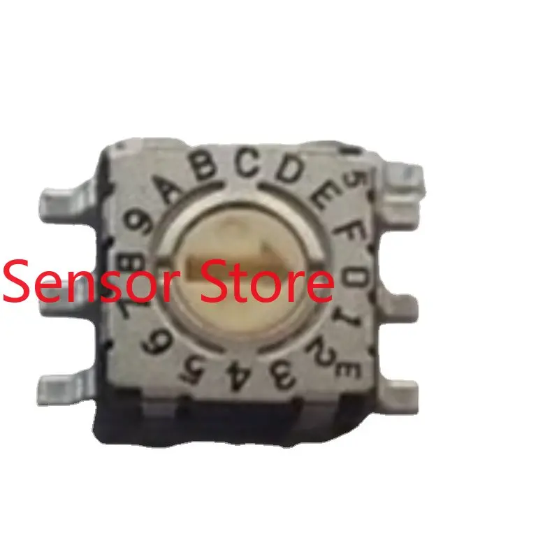 10PCS Chip Rotary Encoder Switch 16-bit 0-F Plus Code 3:3 Pin Position S-7050TB