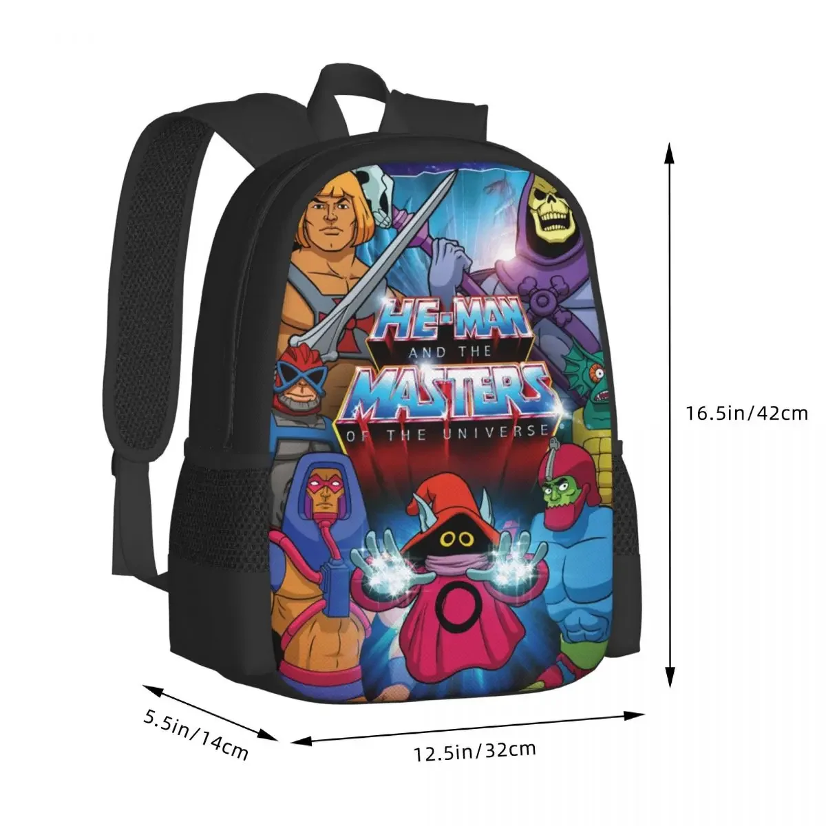 He-Man The Masters Of The Universe reislaptoprugzak, zakelijke college schoolcomputertas cadeau voor mannen en vrouwen