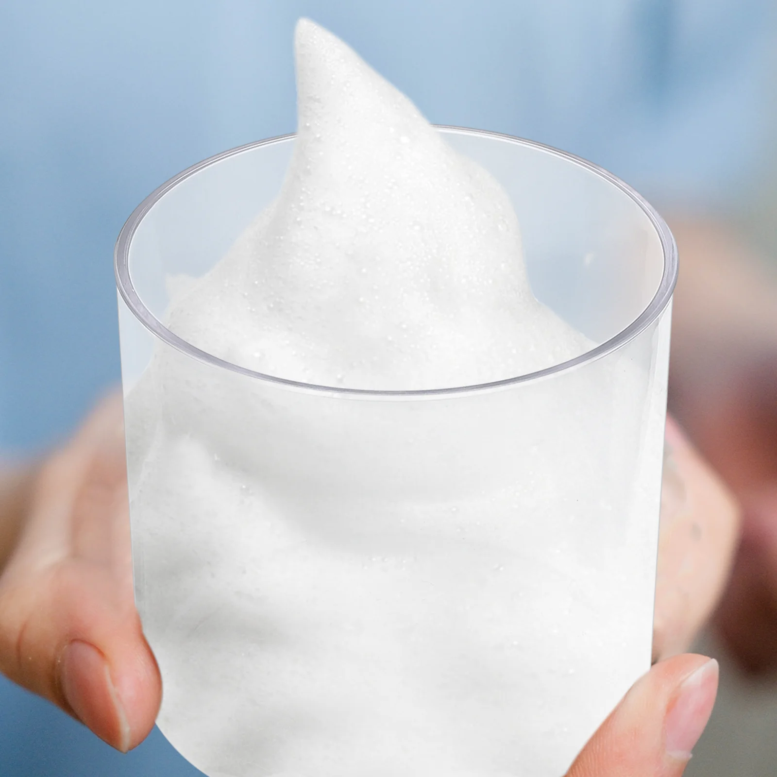 Bubble Bottle Maker Cup Face Wash โฟม Maker เครื่องมือทําความสะอาดผิวหน้า Skincare อุปกรณ์โฟม Mini แบบพกพาสีขาวทอง