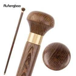 Yellow Wooden Traditional Single Joint Walking Stick Decorative Cospaly Party Wood Walking Cane Halloween Mace Wand Crosier 87cm