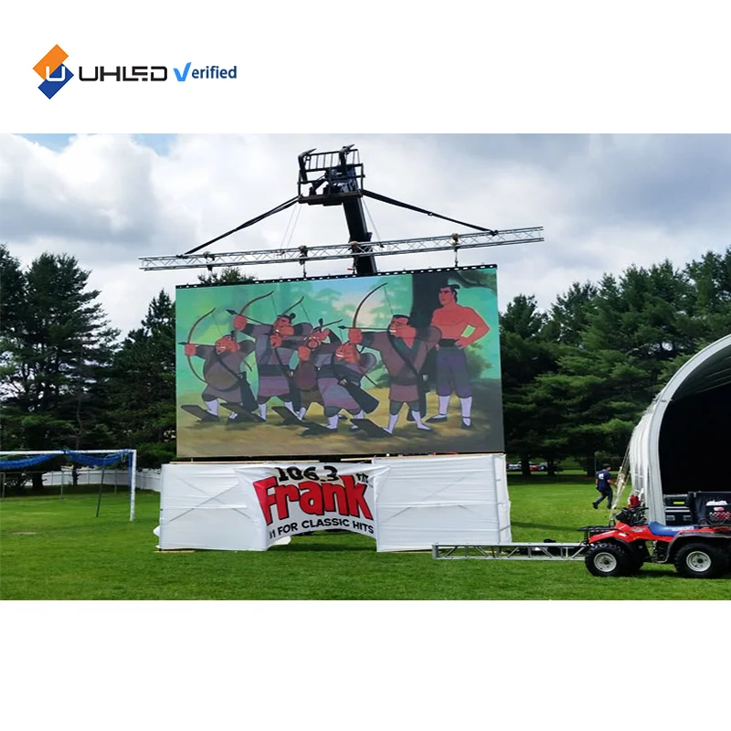 Waterproof Giant Stage Video Wall P3.91 Rental Outdoor Led Screen 500*1000mm Rental Movie Led Display Screen Video Wall