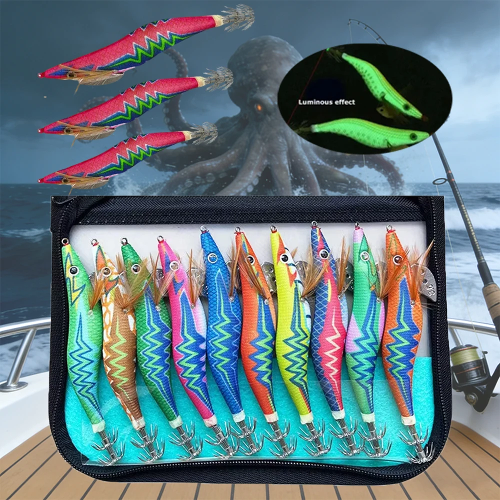 

Egi Fishing Goods Shrimp Cuttlefish Set Swimbait Sea Fishing Lure Hard Baits Artificial Bait Supplies Accessories Lures Squid