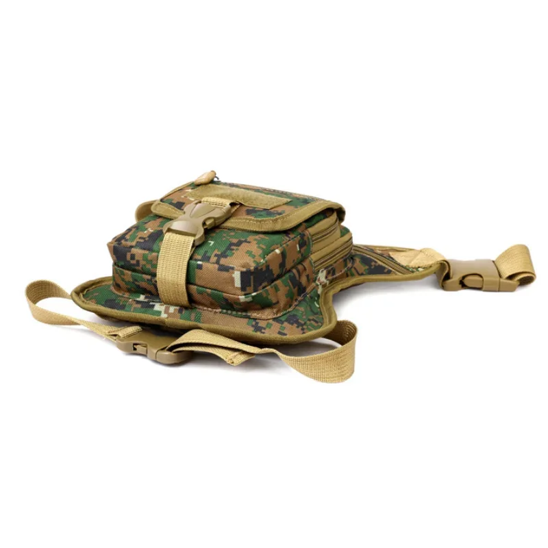 New Motorcycle Drop Leg Bag Camouflage Waterproof Waist Bag Outdoor Multifunctional Travel Hiking Portable Motorcycle Leg Bag