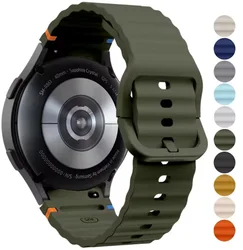 Silicone band for Samsung Galaxy Watch 7 FE 6 4 Classic 5 pro 44mm 40mm 43mm 47mm 45mm Bracelet Galaxy Watch6 7 Strap