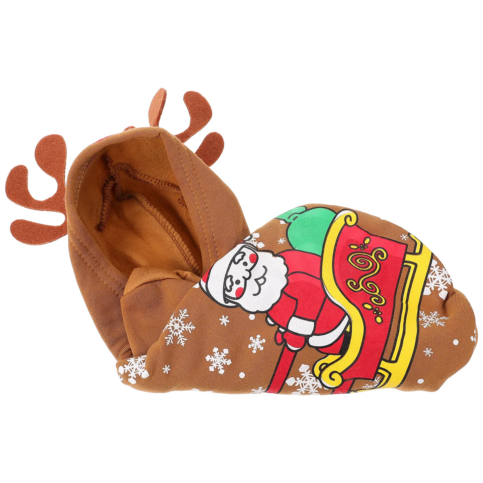 

1Pcs Pet Christmas Style Cotton Clothing Small Dog Party Costume Xmas Outfit Soft Warm Decorative Pet Apparel Creative Xmas Coat