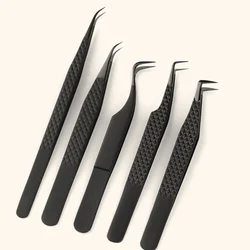 SENSE LASHES Fiber Tip Anti-slip Eyelash Tweezer Lash Isolation Tweezer Eyebrow Tweezer pinzas para extensión de pestañas