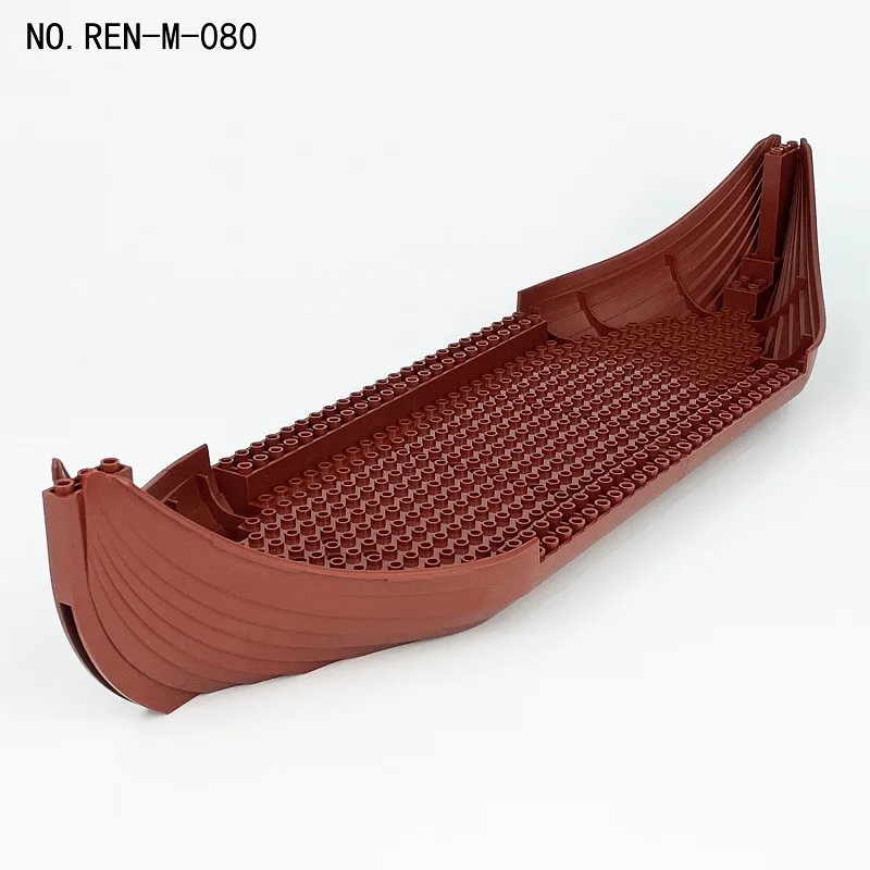 MOC Creative Bricks Pirate Ship Base Accessories Scene DIY Construction Military Figures Assembled Building Block Toys for Boys