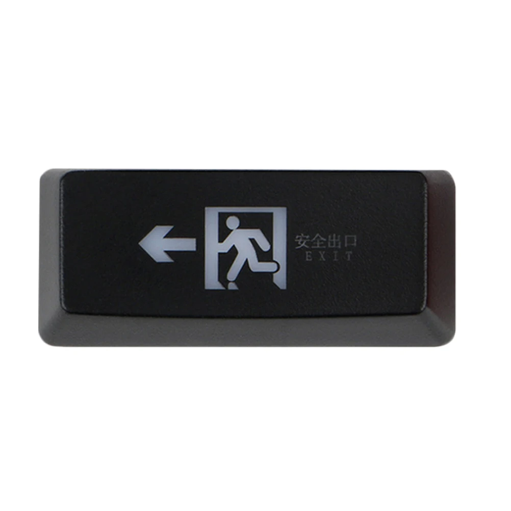 

Backspace Keycap Replacement Shine Through Mechanical Keyboard Key Abs Material Matte Finish Oil-Jet Engraving Luminous Design
