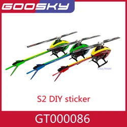 GOOSKY S2 RC Helicopter Spare Parts Original S2 DIY sticker upgrade Red green blue Pink yellow White