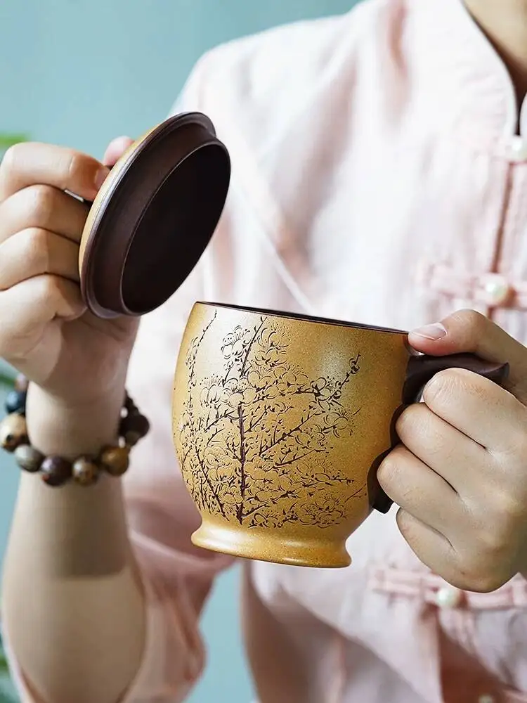 Yihu Hun High-End Purple Lay Masterfully Handcrafted Tea Original Mineral Office Up, Premium Ollectible Grade, Aoxue Up