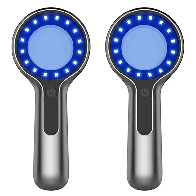 Stable-2X bois lampe analyseur de peau peau UV grossissement pour la beauté test du visage lampe en bois lumière pour les tests d'analyse de soins de la peau