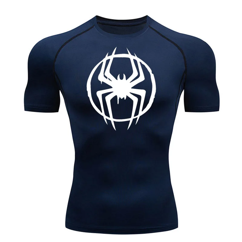 Rash guard Kompression shemd Boxen Laufen Trikots Yoga Fitness MMA Männer T-Shirts Bjj Strumpfhosen Muay Thai Gym Sport Marke Kleidung – Detail 32