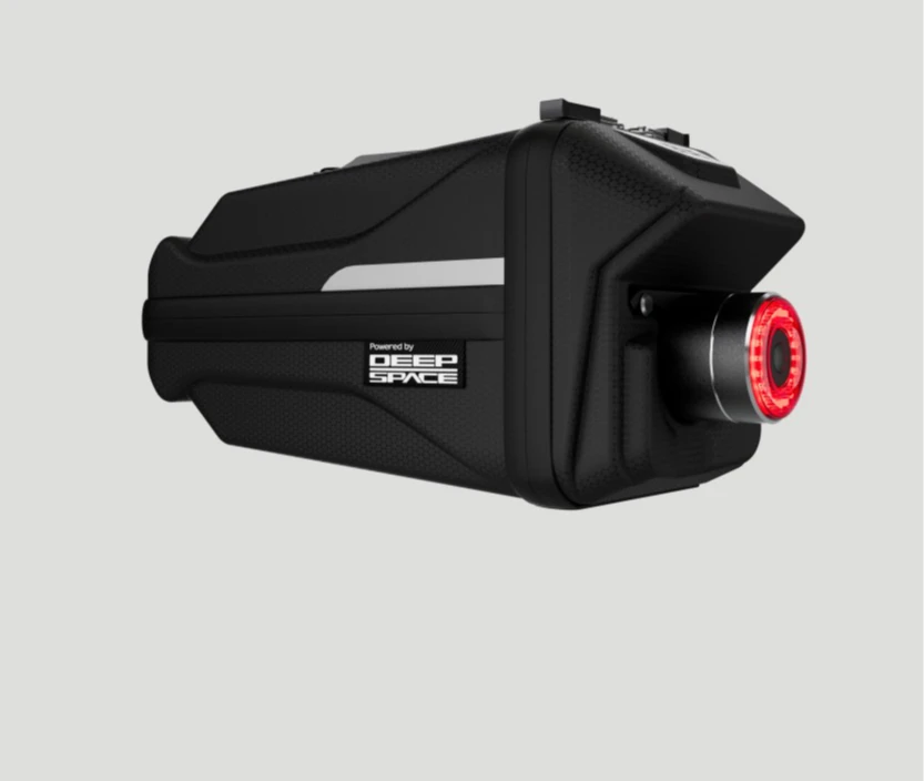 Smart Induction Brake Light Saddle Bag Mountain Road Tail Bag