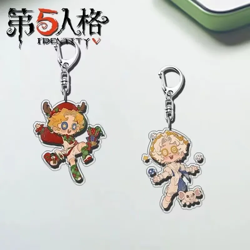 Llavero acrílico periférico "Identity V" y "Acrobat", colgante de mochila escolar para estudiantes McMorton como regalo para amigos