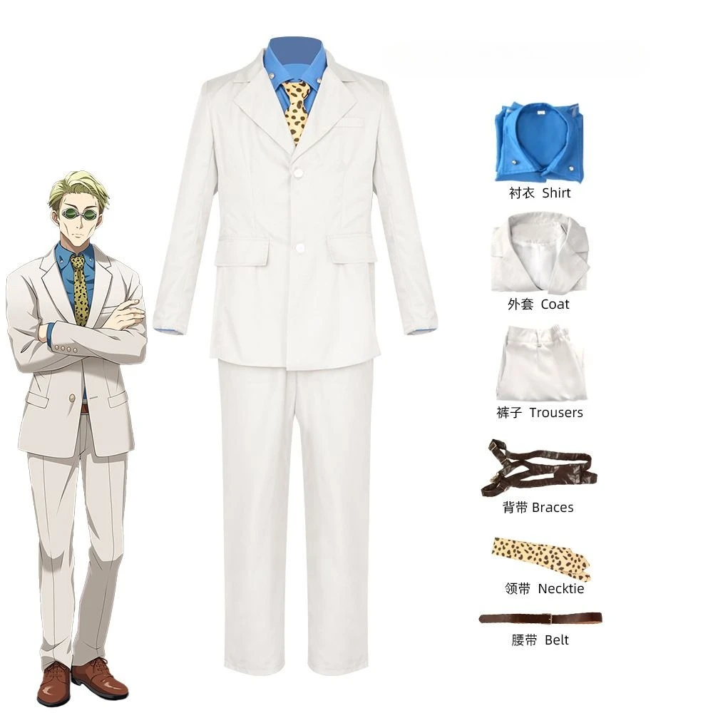 أزياء أنيمي Jujutsu Kaisen Nanami Kento Gojo Satoru أزياء تنكرية للرجال والنساء لحفلات الهالوين ملابس لعب الأدوار هدية عيد ميلاد #1