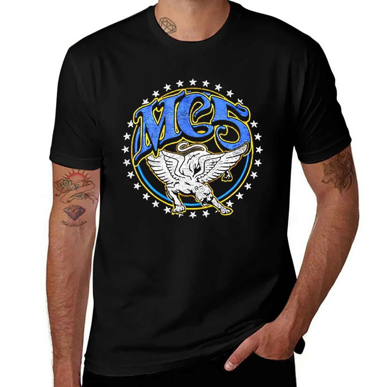 Retro M.C.5 Band Memes Cosplay Vaporware Rock Music For Fans T-Shirt High Elasticity Sports Tee Shirt T-Shirt
