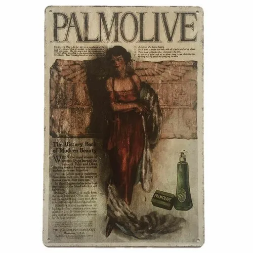 Palmolive Soap Tin Sign Laundry 30cmx20cm --Tin Sign