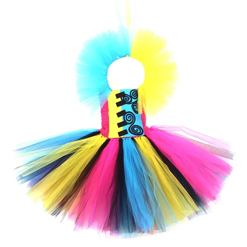 Nightmare Before Xmas Sally Kostüme für Mädchen Halloween Gruselige Faschingskleider für Kinder Karnevalsparty Verkleidung Tutus Outfits – Detail 13