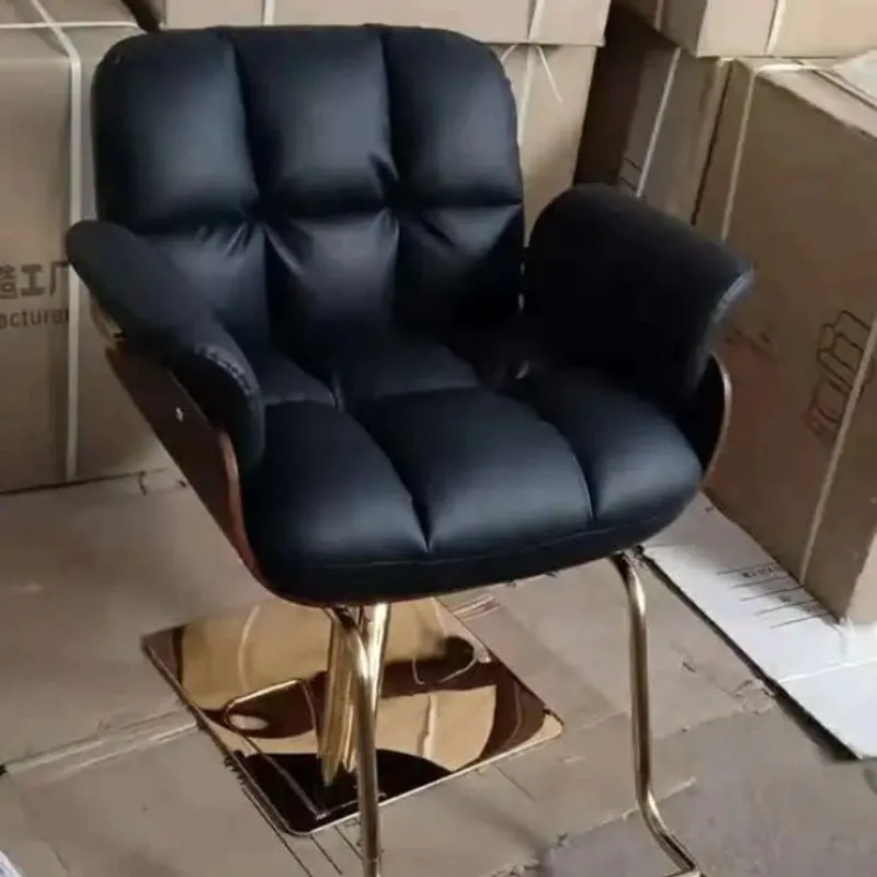 

Italian Light Luxury Barber Chair Luxury Comfortable Aesthetic Salon Hairdresser Chair Fashion Nordic Kapperstoel Hair Furniture