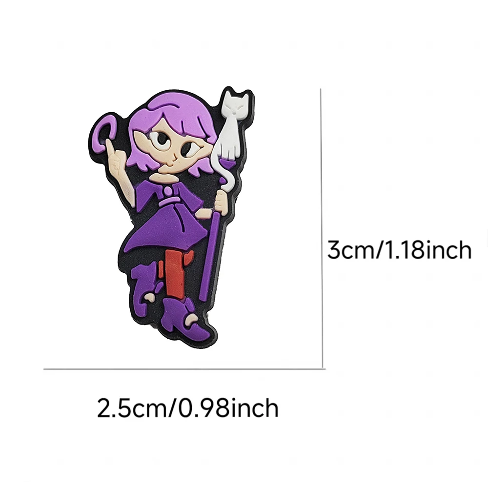 20 Stück Cartoon The Owl House für Serie PVC-Schuh-Charms, Zubehör, passend für Armbänder mit Loch, DIY, abnehmbare Kreativitätsgeschenke – Detail 3