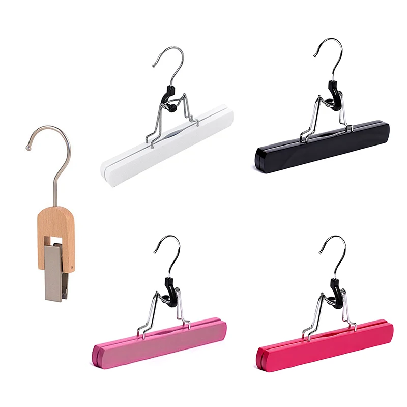 

{MX} Solid Wood Wig Clip Storage Holder Portable Wig Bag Hanger For Virgin Hair Weft Clamp Hair Extension Carrier