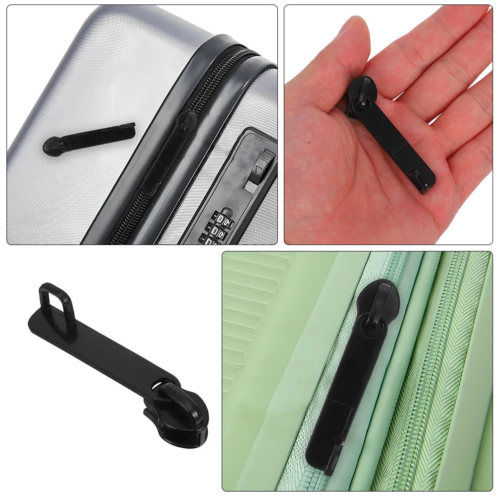 6 Pcs Suitcase Slider Zipper Pull Replacements Repair Kit Can Move Fix Backpack Pulls Zinc Alloy
