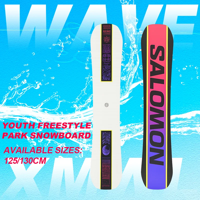 

Youth Freestyle Park Snowboard Snowboard for Freestyle Park Snowboard During The Snowy Season Sintered Sole Quad Camber Profile