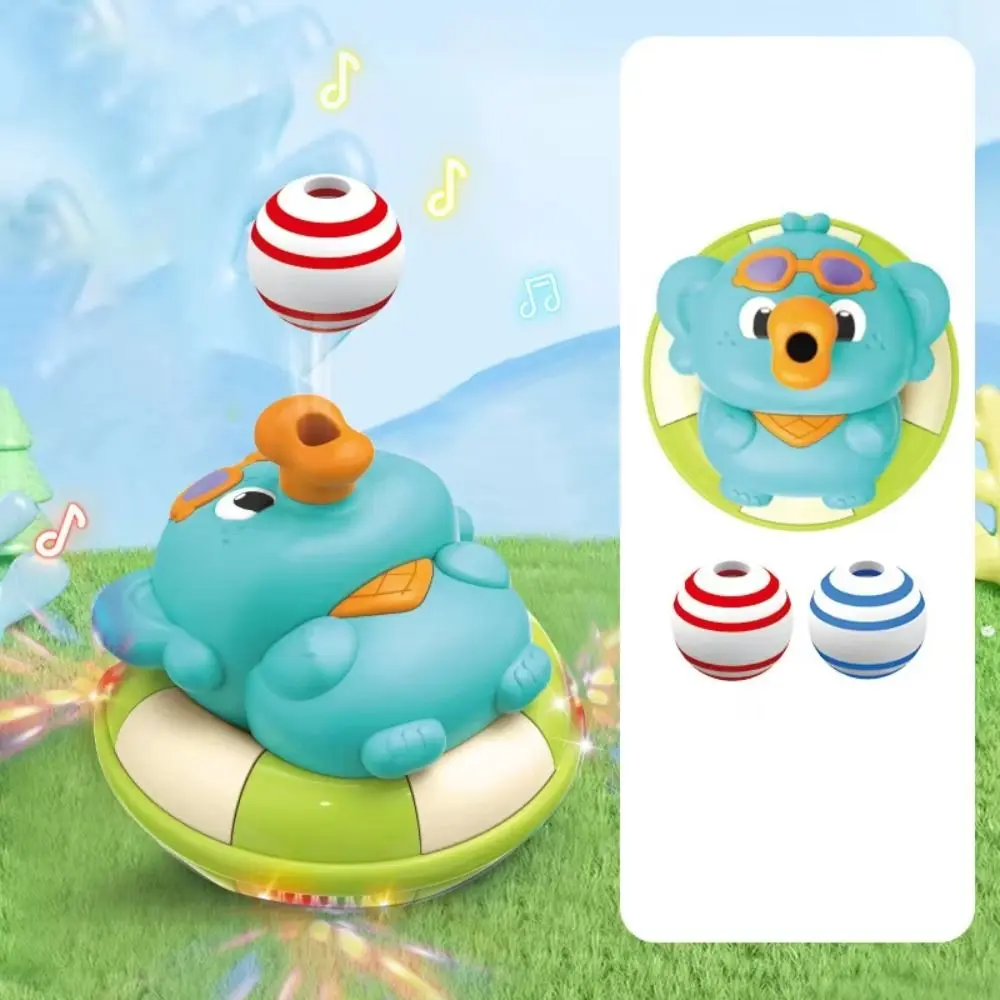 Elephant Balance Training Floating Ball Portable Frog Floating Ball Blowing Toy Mini Cartoon Sensory Baby Toy Children's Toys