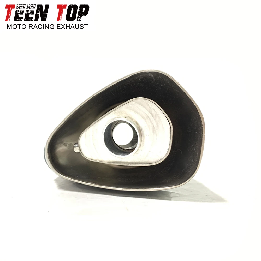 51mm Universal Exhaust Muffler Stainless Steel Motorcycle Escape DB Killer For Ninja650 CB400 450MT CBR650R Racing Muffler view 5