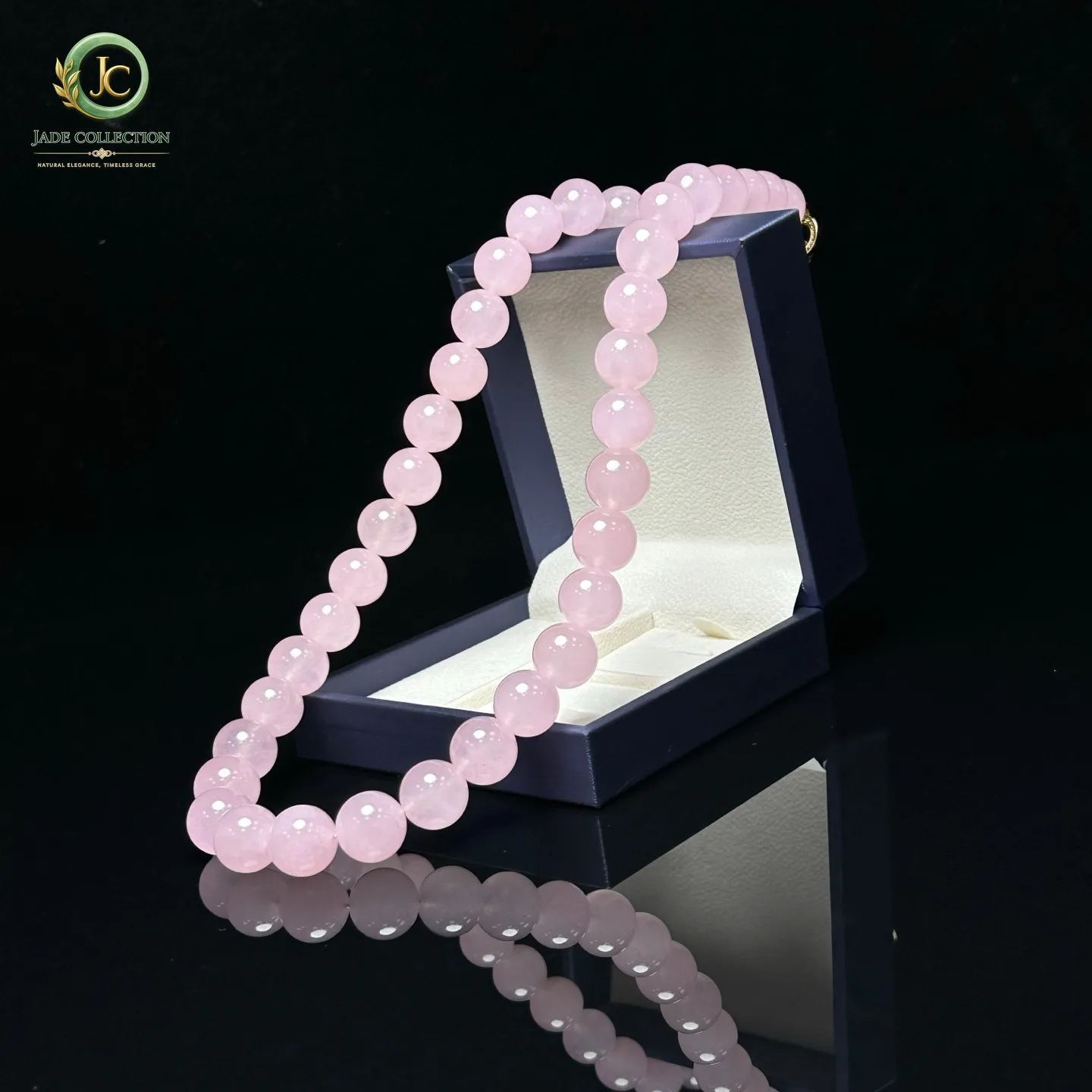Real Natural Ice Pink Myanmar Beads Jade jadeite NecklacesPendants 14MM