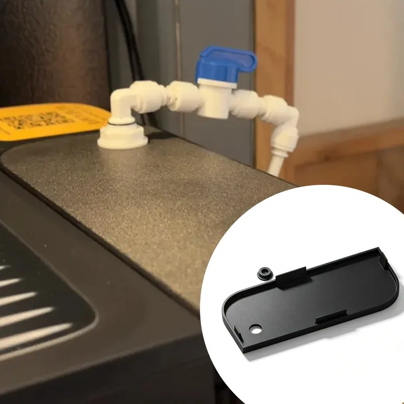 JUSTINLAU 3D Printed Water Reservoir Modification Lid with Hole for Ninja Luxe Cafe ES601/ES655/ES701 Coffee Maker Barista Tools