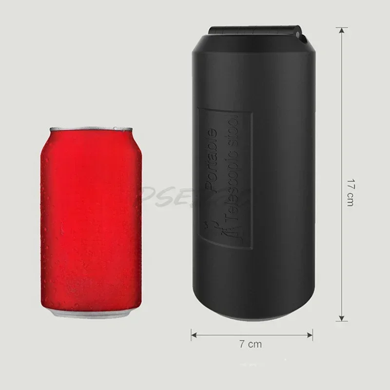 Newly Upgraded Portable Queue Stool Subway Queue Travel Mini Telescopic Chair 6-segment Length Adjustment