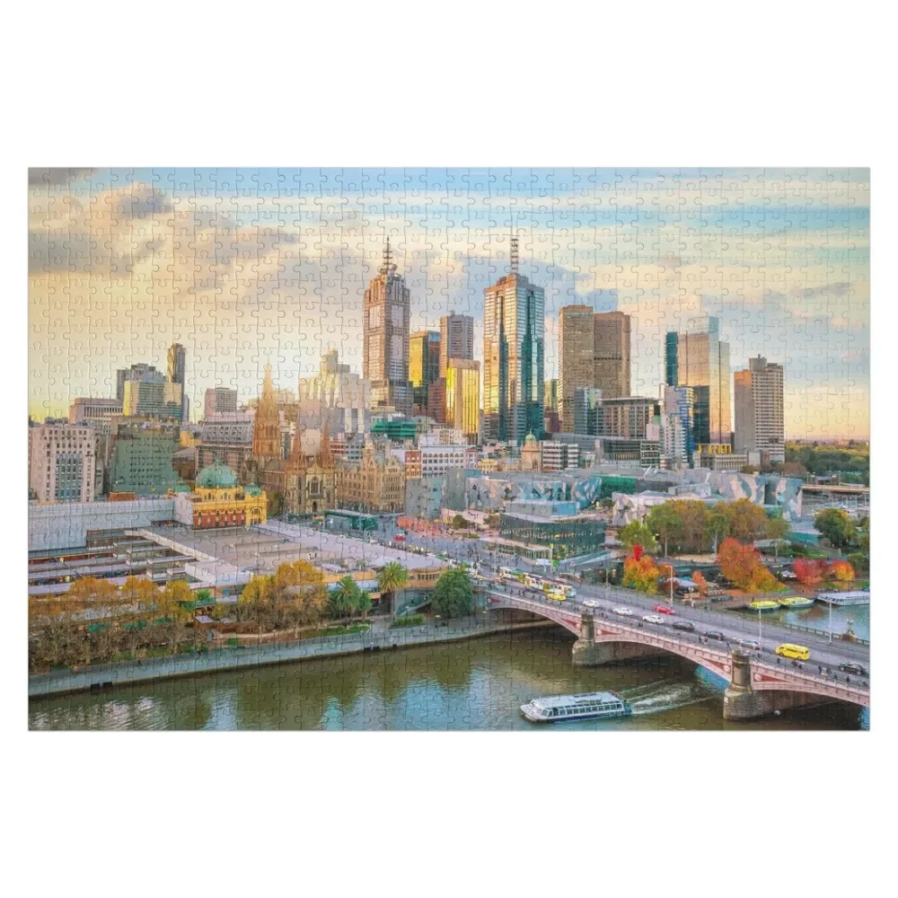 Melbourne Jigsaw Puzzle regalo personalizzato per bambini per bambini Puzzle con immagini personalizzate