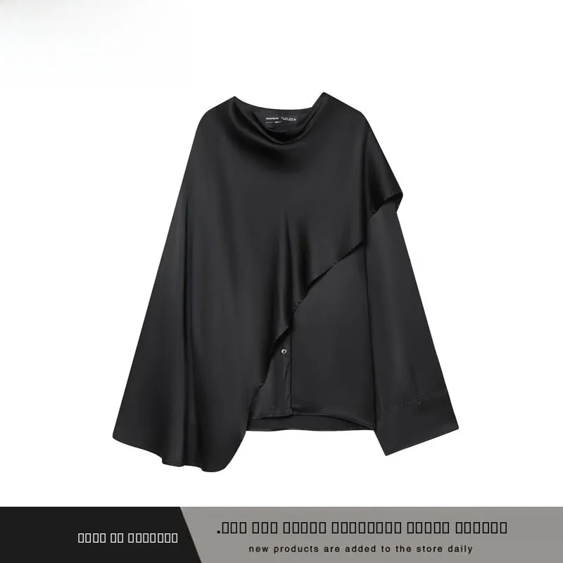 

Faionable Long Sve irt Wrap Top Женская одежда ZR Sle Осень Зима Новое поступление Дышащее полиэфирное волокно Свободный крой