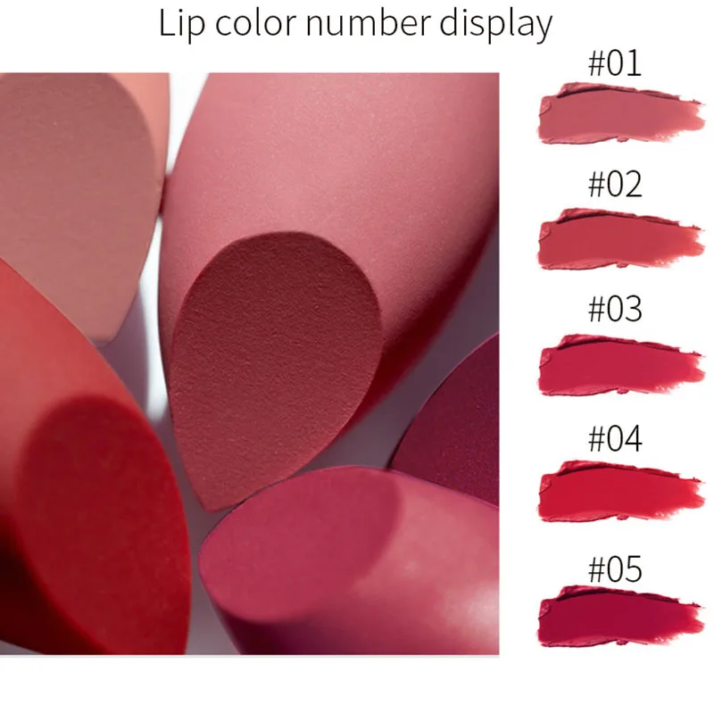 Velvety Matte Lipsticks Long Lasting Waterproof Lip Products Lip Liner Cosmetic Lip Glaze Matte Lip Gloss For Women Makeup