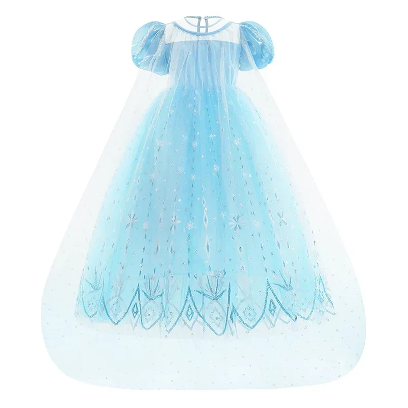 Disney Frozen 2 Princess Dress Girls Party Cosplay Elsa Sequin Costume Ball Gown Carnival Birthday Snow Queen Princess Costumes